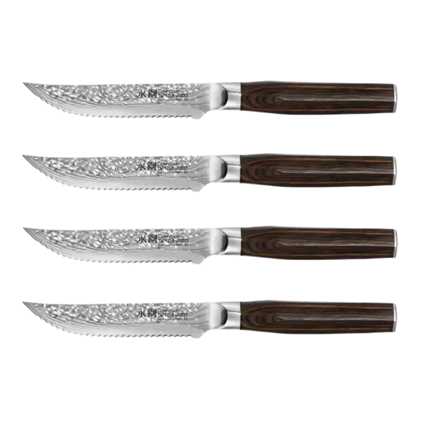Cuisine::pro® Damashiro® EMPEROR Ensemble de 4 couteaux à steak 5" - THE CUSTOM CHEF™