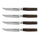 Cuisine::pro® Damashiro® EMPEROR Set of 4 Steak Knives 5" - THE CUSTOM CHEF™
