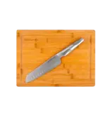 THE CUSTOM CHEF Cuisine::pro® iD3® Couteau Santoku 7" & planche 10"x13.7" - THE CUSTOM CHEF™