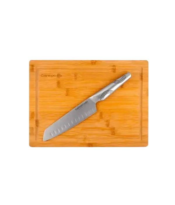 THE CUSTOM CHEF Cuisine::pro® iD3® Santoku Knife 7" & board 10"x13.7" - THE CUSTOM CHEF™