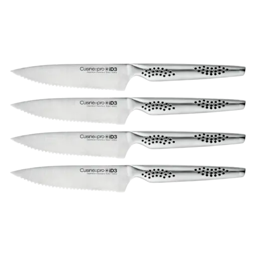 THE CUSTOM CHEF Cuisine::pro® iD3® Set of 4 Steak Knives 4.5" - THE CUSTOM CHEF™