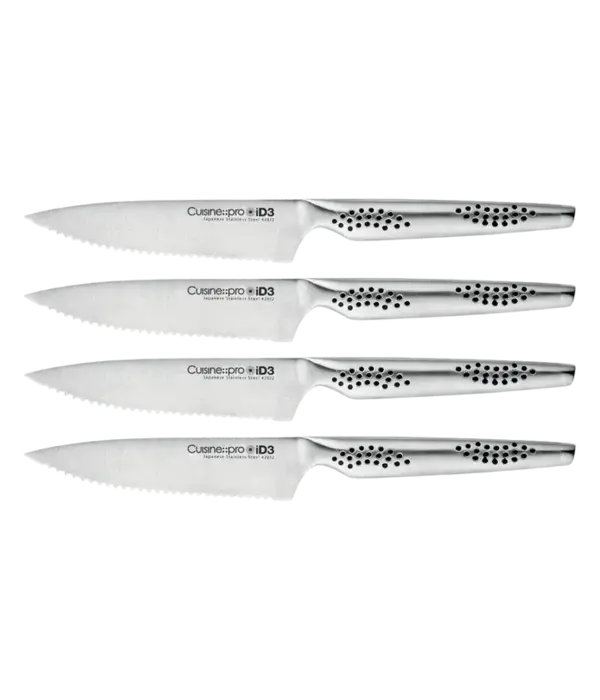 THE CUSTOM CHEF Cuisine::pro® iD3® Set of 4 Steak Knives 4.5" - THE CUSTOM CHEF™