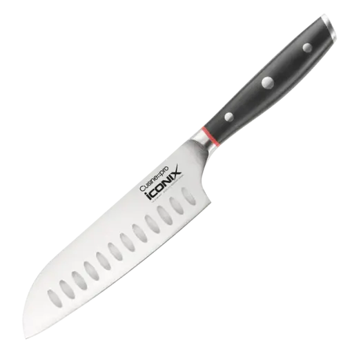 THE CUSTOM CHEF Cuisine::pro® iconiX® Couteau Santoku 7" - THE CUSTOM CHEF™