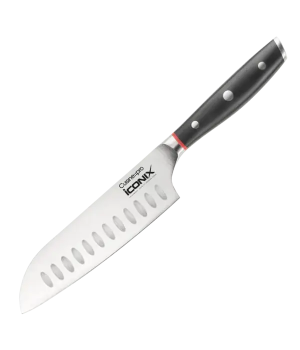 THE CUSTOM CHEF Cuisine::pro® iconiX® Couteau Santoku 7" - THE CUSTOM CHEF™