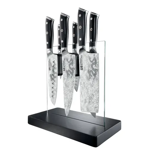THE CUSTOM CHEF Cuisine::pro® KIYOSHI™ Knife Block Kiyo 7-Piece Set - THE CUSTOM CHEF™