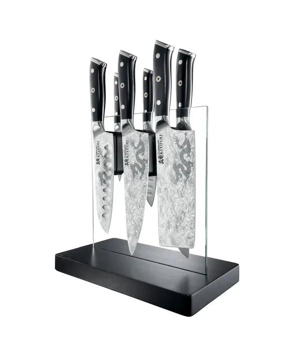 THE CUSTOM CHEF Cuisine::pro® KIYOSHI™ Knife Block Kiyo 7-Piece Set - THE CUSTOM CHEF™