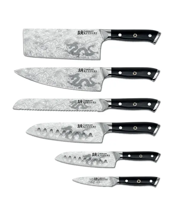 THE CUSTOM CHEF Cuisine::pro® KIYOSHI™ Knife Block Kiyo 7-Piece Set - THE CUSTOM CHEF™