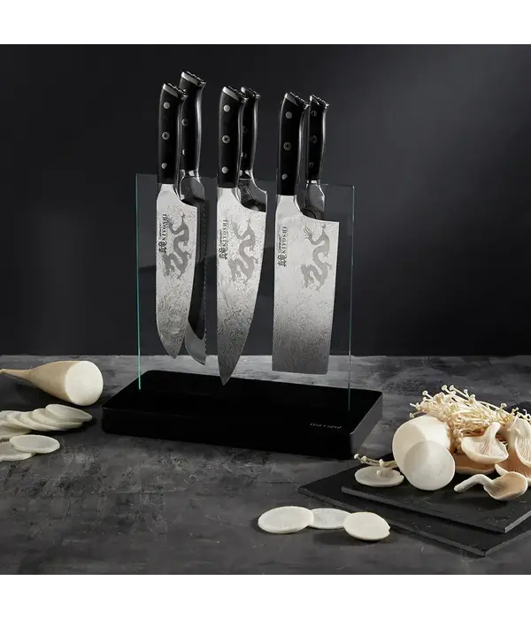 THE CUSTOM CHEF Cuisine::pro® KIYOSHI™ Knife Block Kiyo 7-Piece Set - THE CUSTOM CHEF™