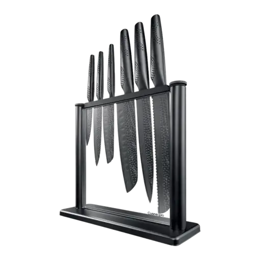 THE CUSTOM CHEF Cuisine::pro® iD3® BLACK SAMURAI™ Gozen 7-piece Knife Block - THE CUSTOM CHEF™