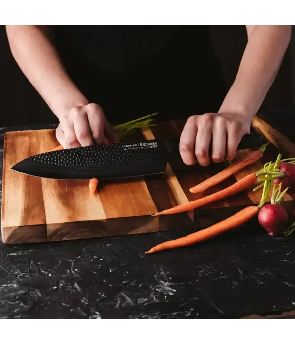 THE CUSTOM CHEF Cuisine::pro® iD3® BLACK SAMURAI™ Gozen 7-piece Knife Block - THE CUSTOM CHEF™