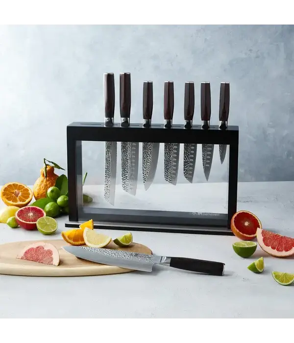THE CUSTOM CHEF Cuisine::pro® Damashiro® Emperor Hisa 9-piece Knife Block - THE CUSTOM CHEF™