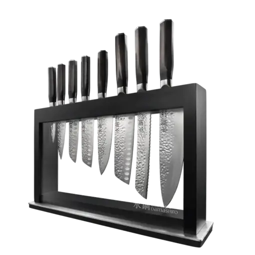 THE CUSTOM CHEF Cuisine::pro® Damashiro® Emperor Hisa 9-piece Knife Block - THE CUSTOM CHEF™