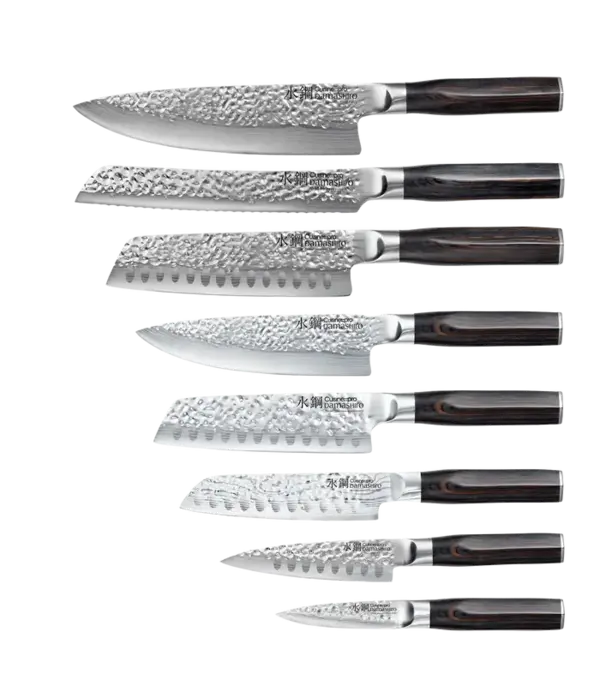 THE CUSTOM CHEF Cuisine::pro® Damashiro® Emperor Hisa 9-piece Knife Block - THE CUSTOM CHEF™