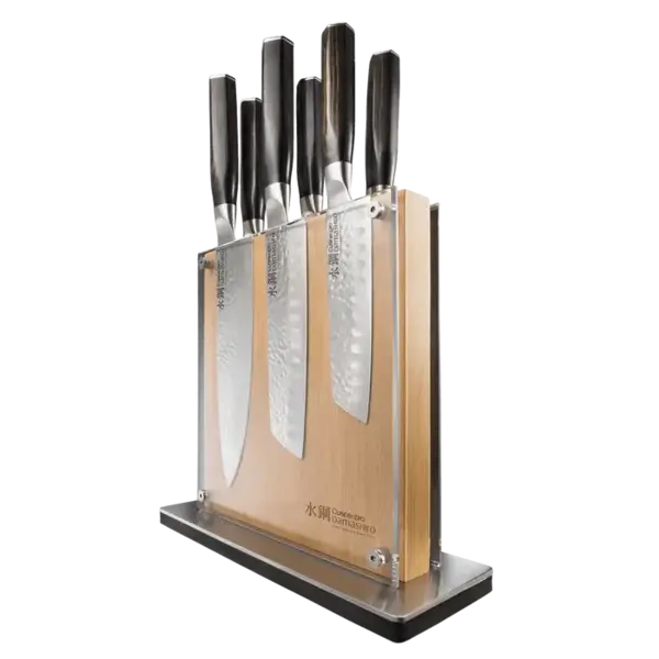 Cuisine::pro® Damashiro® Emperor Bloc à couteaux Shi 7 pièces - THE CUSTOM CHEF™