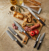 THE CUSTOM CHEF Cuisine Pro Damashiro  bloc a couteaux Shi