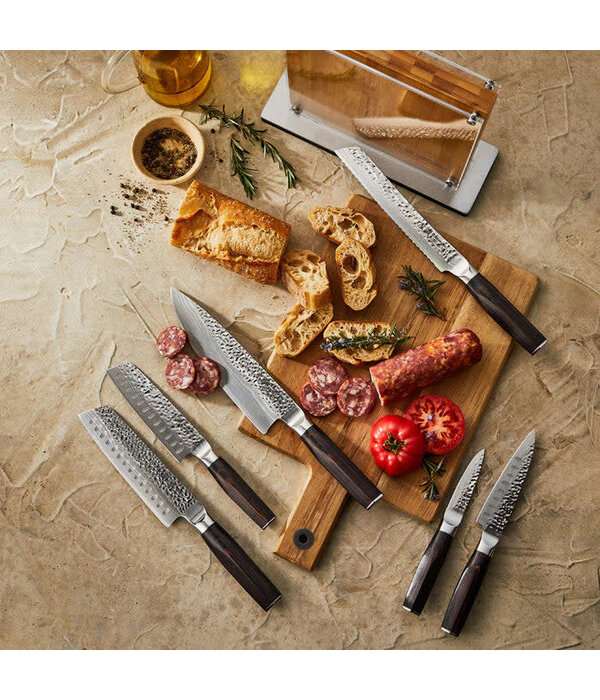 THE CUSTOM CHEF Cuisine Pro Damashiro  bloc a couteaux Shi