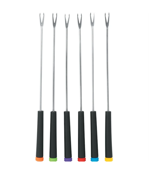 Trudeau Trudeau Black Fondue Forks, set of 6
