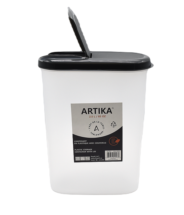 Contenant de rangement en plastique 2.5L de Artika