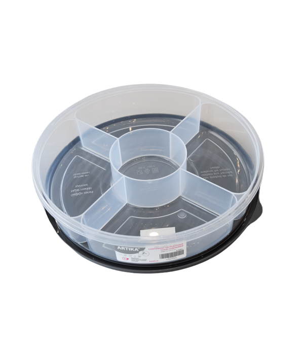 Artika 10" Round Container with Compartments
