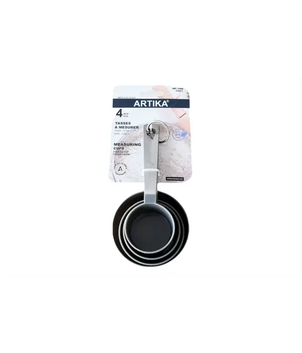 Tasses à mesurer en inox, ens/4 de Artika