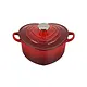 Cocotte en forme de cœur Cerise 1.9L Le Creuset