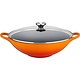 Wok avec couvercle en vitre Flamme, 4.8L Le Creuset