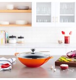Le Creuset Le Creuset Flame Wok with Glass Lid, 4.8L