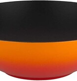 Le Creuset Wok avec couvercle en vitre Flamme, 4.8L Le Creuset