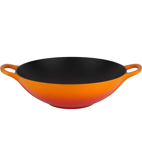 Le Creuset Le Creuset Flame Wok with Glass Lid, 4.8L
