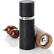 AdHoc "Textura" 15cm Wood Pepper and Salt Mill Set