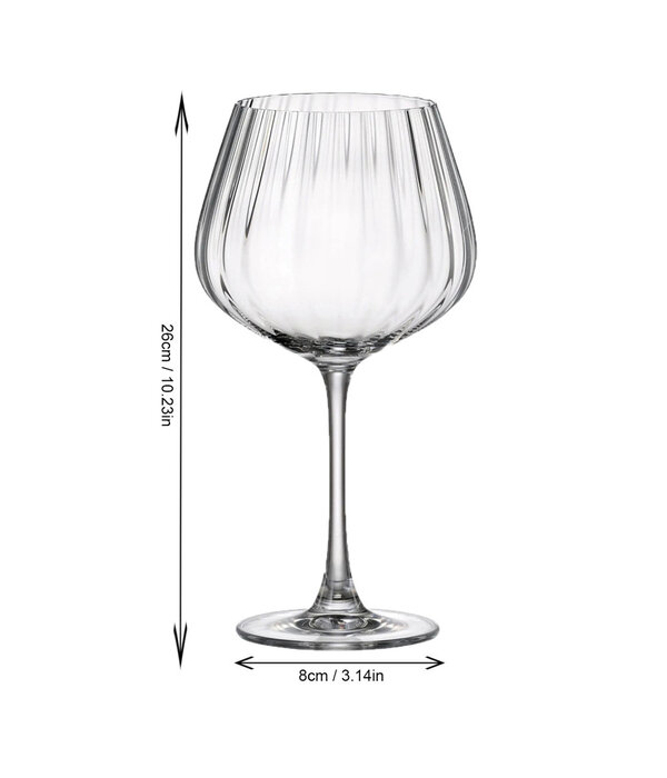 Brilliant Verre à vin 640ml Columbia Optic, ens/6 de Brillant
