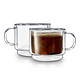 Tasse empilable à double paroi 450ml, ens/2 de Brillant