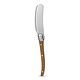 Couteau à Beurre Laguiole avec Manche en Bois Naturel, Ens/4 de Brilliant