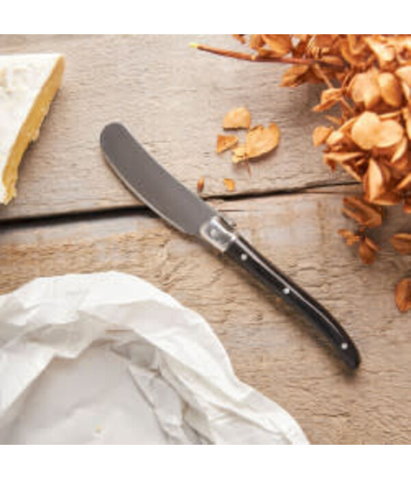 Brilliant Brilliant Laguiole Black Wood Handle Butter Knife, Set of 4