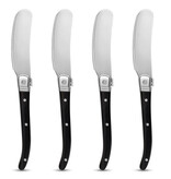 Brilliant Brilliant Laguiole Black Wood Handle Butter Knife, Set of 4