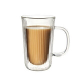 Brilliant Tasse à rayures à double paroi 350ml, ens/2 de Brillant