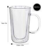 Brilliant Tasse à rayures à double paroi 350ml, ens/2 de Brillant