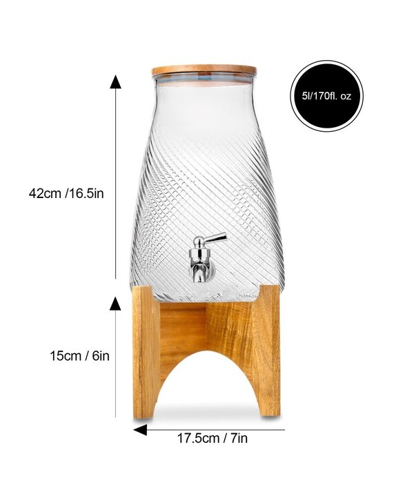 Brilliant Distributeur de boissons "Patio" 5L de Brilliant