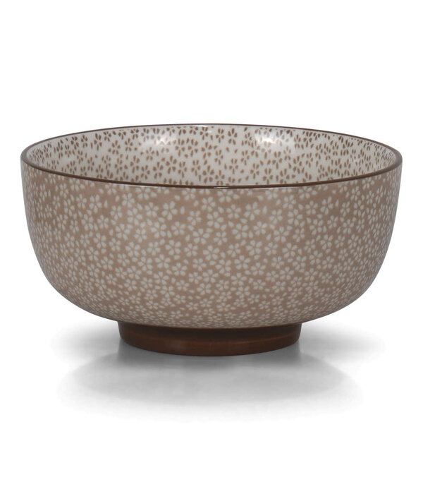 Brilliant Brilliant Bowl "Camille" 15cm, beige with floral print