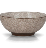 Brilliant Brilliant Bowl "Camille" 20cm, beige with floral print