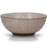 Brilliant Bol 20cm "Camille", beige avec imprimé floral de Brilliant