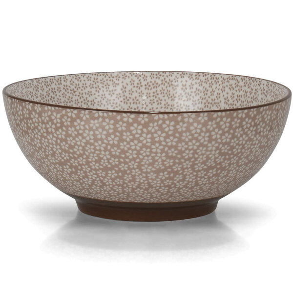Brilliant Bowl "Camille" 20cm, beige with floral print