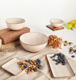 Brilliant Brilliant Bowl "Camille" 20cm, beige with floral print