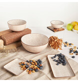 Brilliant Brilliant Bowl "Camille" 20cm, beige with floral print