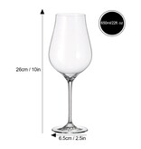 Brilliant Bohemia "Limosa" Wine Glass 650ml, Set of 6