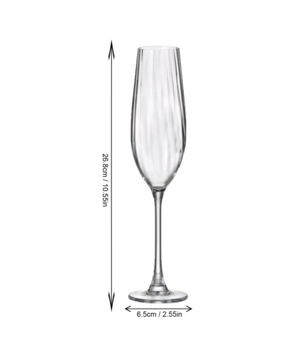 Brilliant Flûte à Champagne "Columbia" 260ml, Ens/6 de Brillant