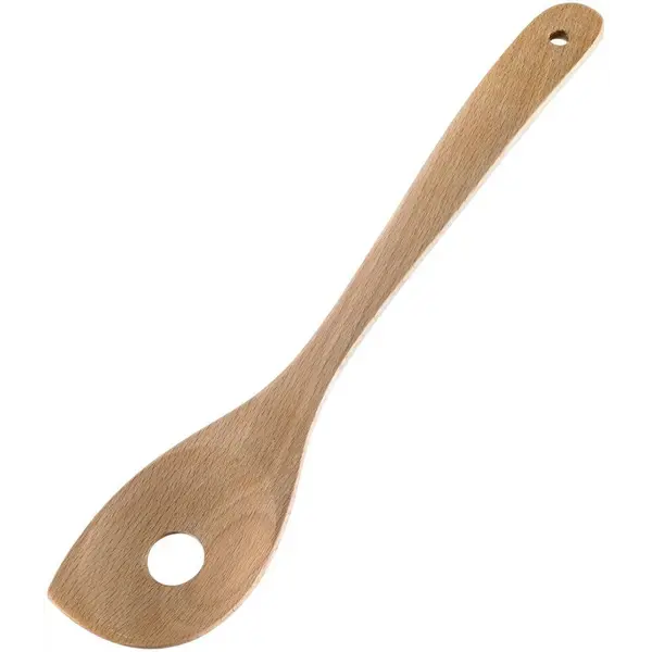Cuillère trouée pointue en bois de Browne