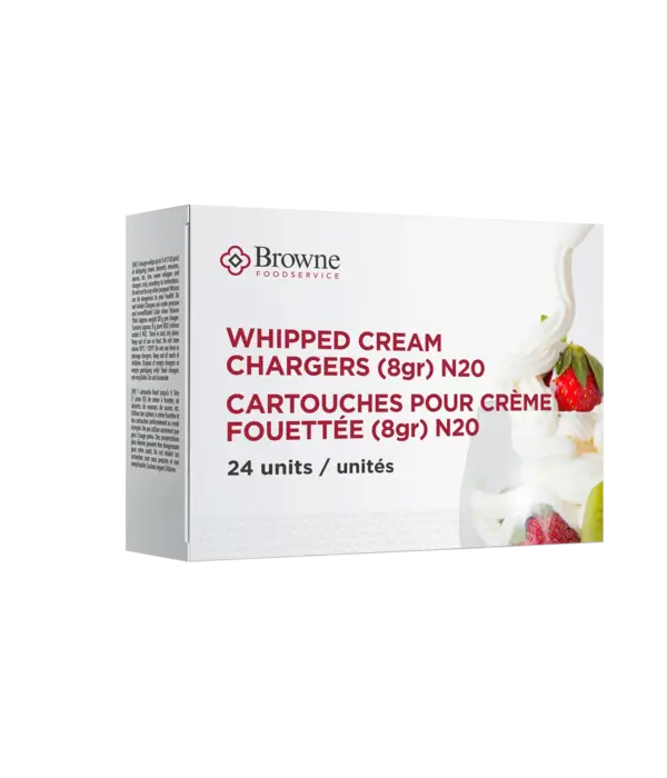 Browne Cream Whipper Chargers, Box of 24