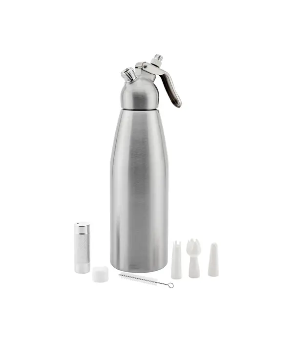 Syphon à crème fouettée 0,5L acier inox de Browne