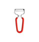 Browne 2.20" Dual Serrated Blade Y Peeler, Red